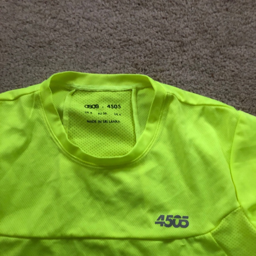 ASOS Neon Workout Top - Picture 2 of 3